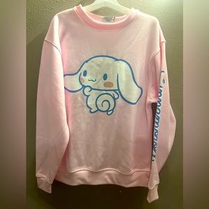 Cinnamoroll crewneck pink sweater